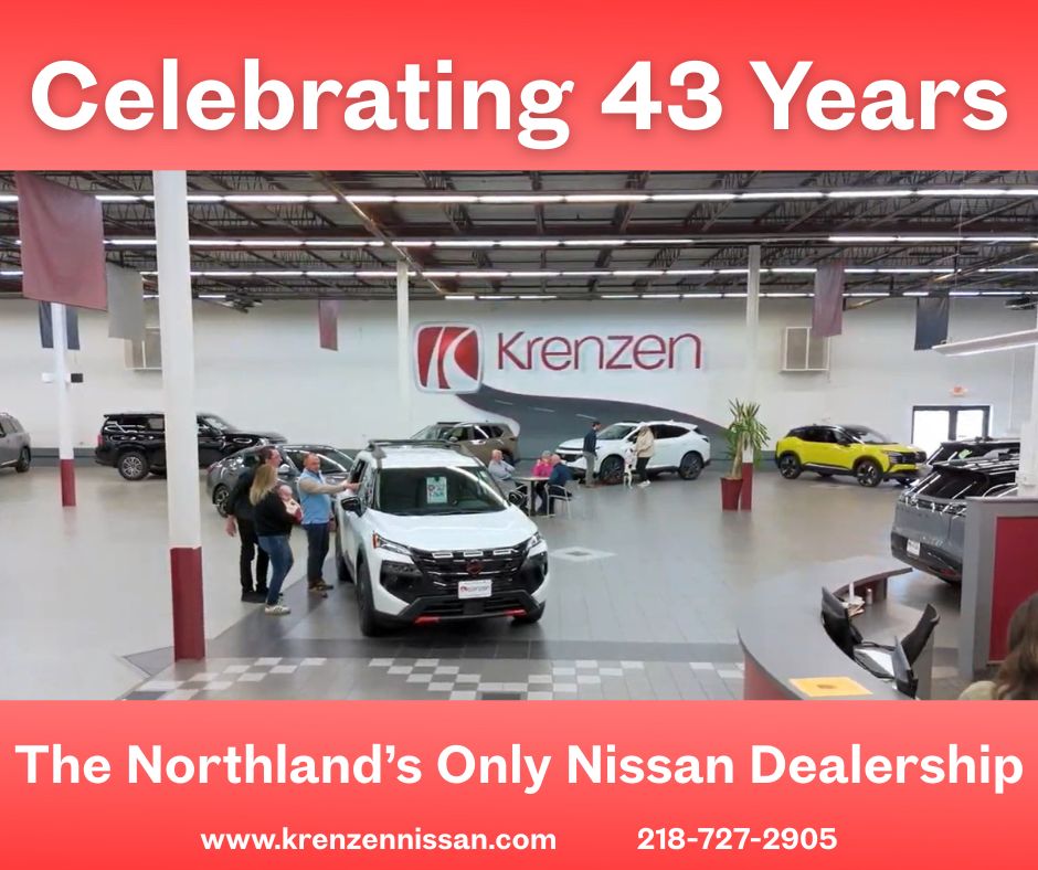 Nissan Dealer 43rd Anniversary in Duluth, MN - Krenzen Auto Mall